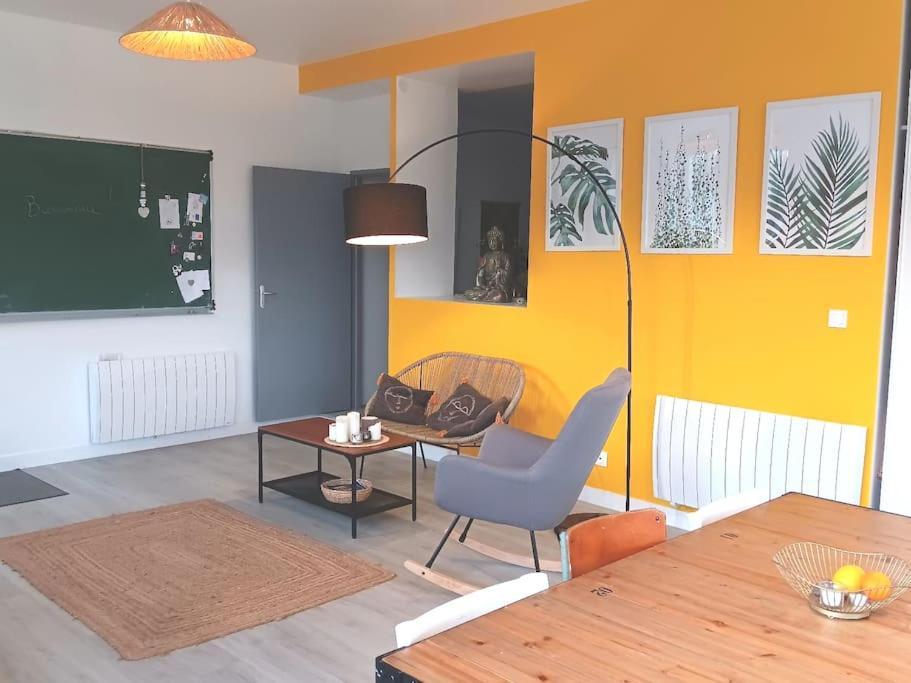 Loft Avec Jardin Au Bord De L'Eau Au Rdc D'Une Ancienne Ecole Plougastel-Daoulas Eksteriør billede