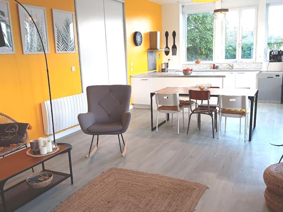 Loft Avec Jardin Au Bord De L'Eau Au Rdc D'Une Ancienne Ecole Plougastel-Daoulas Eksteriør billede